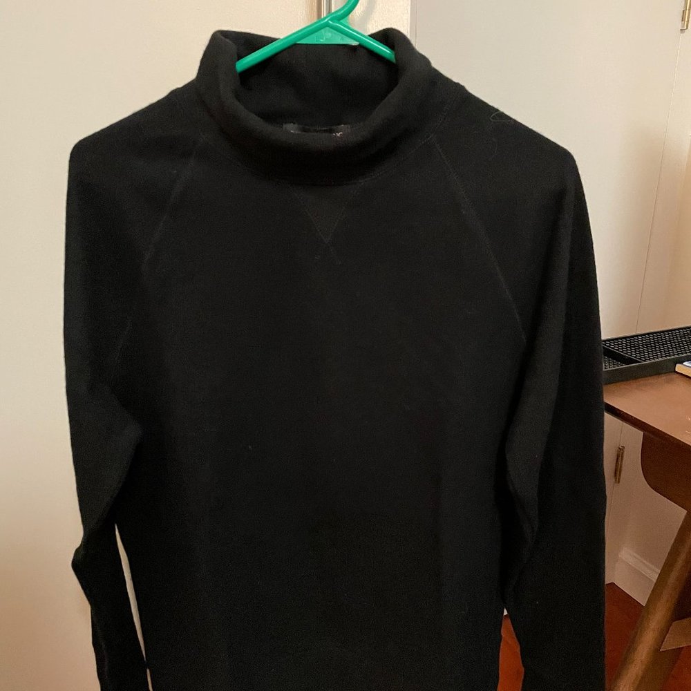 Banana Republic Brushed Waffle Turtleneck T-Shirt